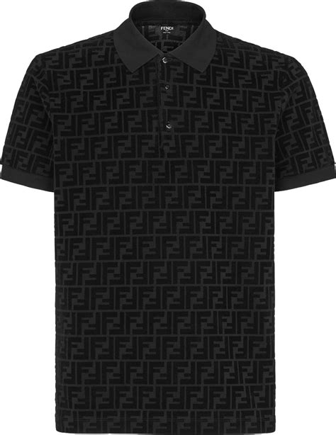 fendi black polo